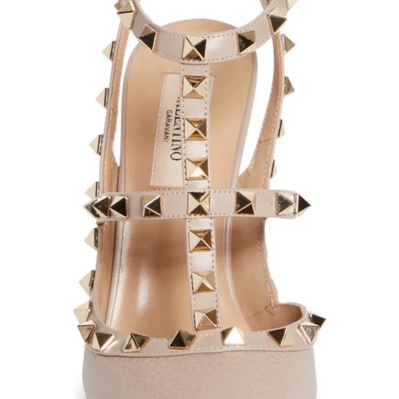 Valentino Garavani Rockstud Ankle Strap pump in leather | size: 37 (US 7) - Picture 14 of 14